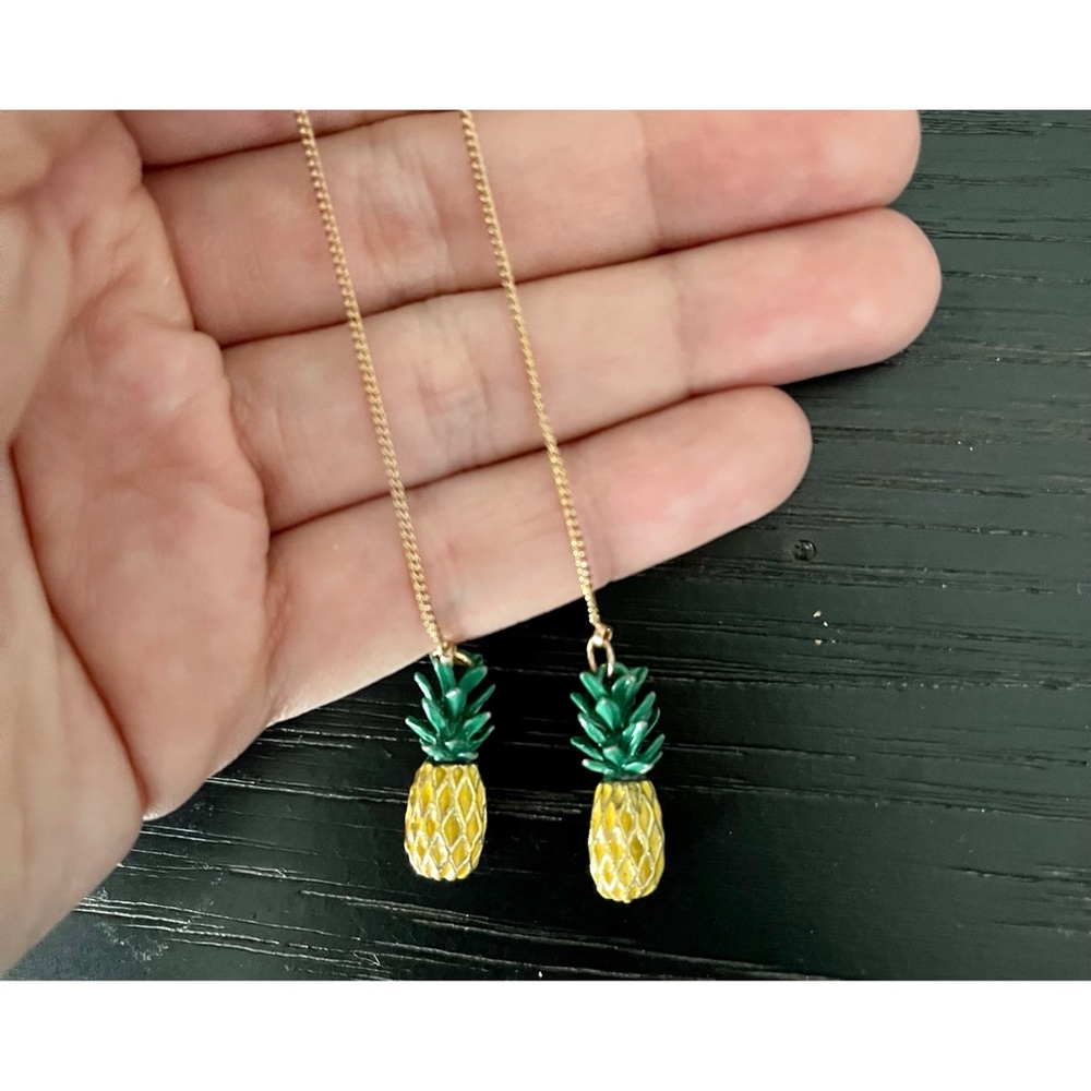 DANGLY PINEAPPLE EARRINGS